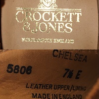 クロケット&ジョーンズ “CHELSEA/チェルシー”UK 7 1/2E　(26～26.5cm)