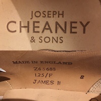 ジョセフ チーニー“JAMES Ⅱ/ジェームズ 2”UK 8　(26～26.5cm)